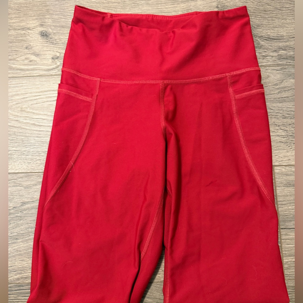 Old Navy Elevate Active Red Leggings - image 2